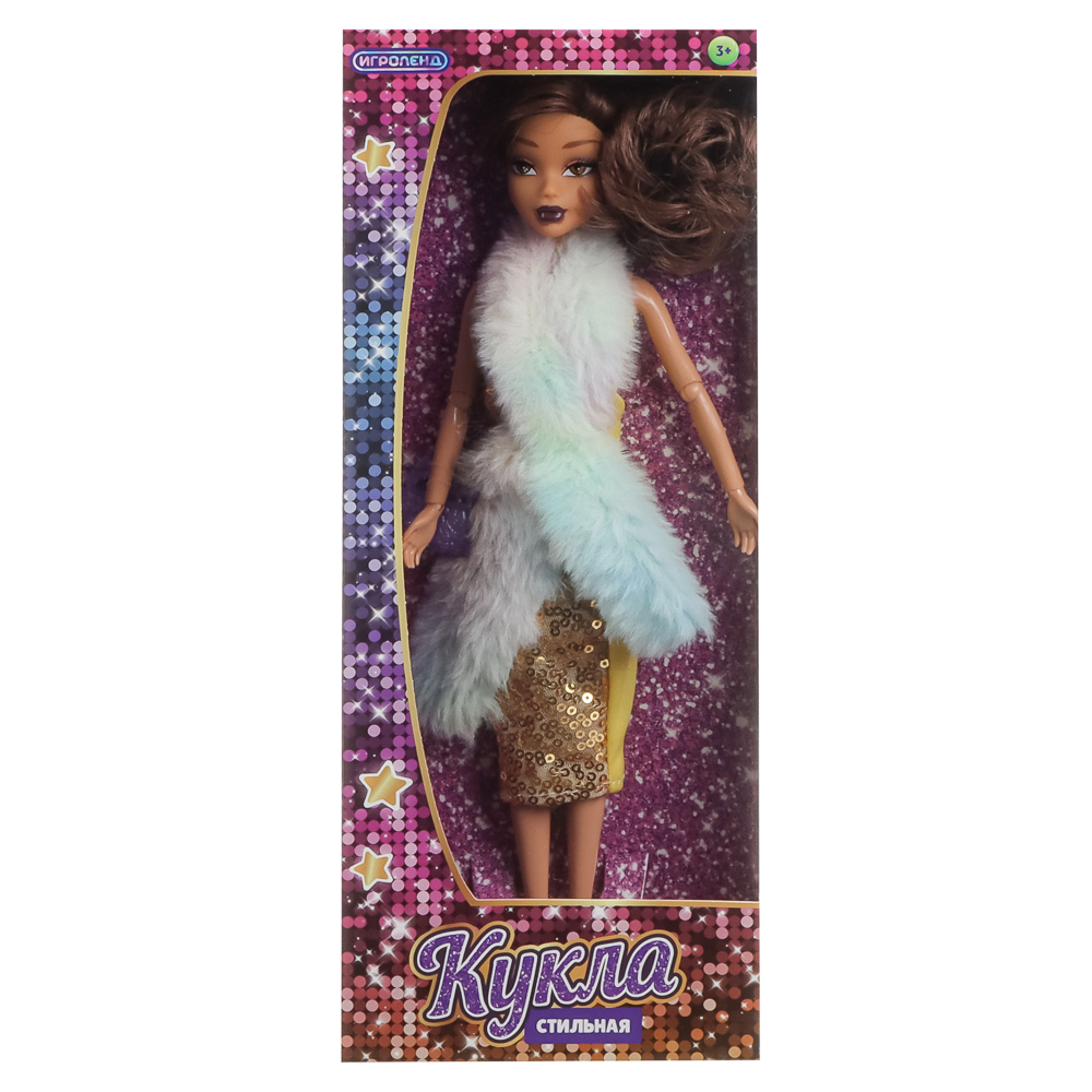 ИГРОЛЕНД Кукла стильная 30 см, PVC, PP, 12,5х5х32,5 см, 4 дизайна - #22