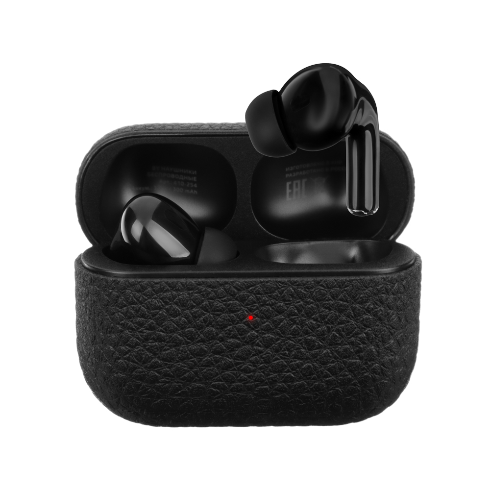 BY Рыжий Наушники беспроводные TWS внутриканальные, ANC, 30/300 mAh, чёрный - #1