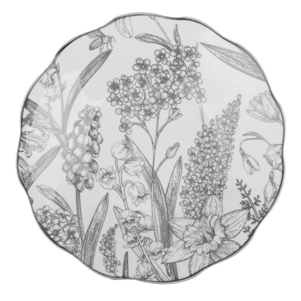 Тарелка для супа/салатник 20см, тм MILLIMI, Мидоу, фарфор - #5