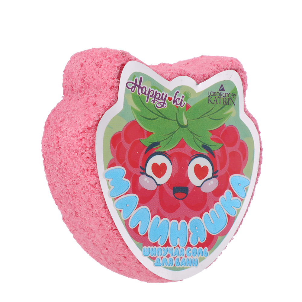 Шипучая соль для ванн Малиняшка, Счастливая лиса, 90г - #2