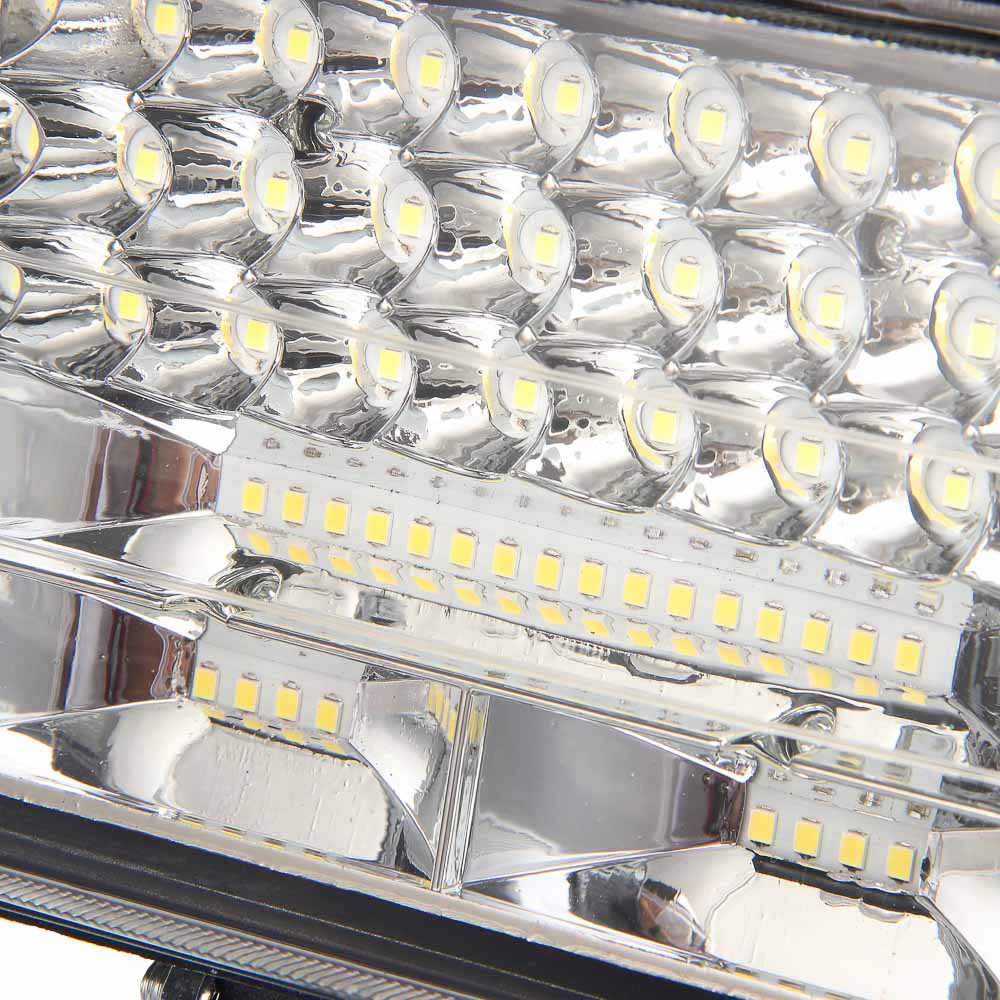 ЕРМАК Фонарь светодиодный, 48 диодов, 2 выхода USB, алюм. корпус, экран 160х10х5см, БЕЗ АКБ - #4