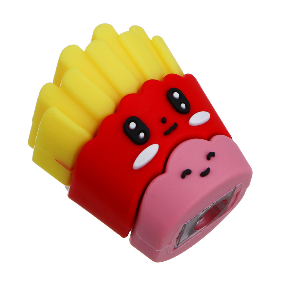 Точилка фигурная "Фаст-фуд", 3,5х3х3см, 1 отверстие, PVC, 2 дизайна - #5