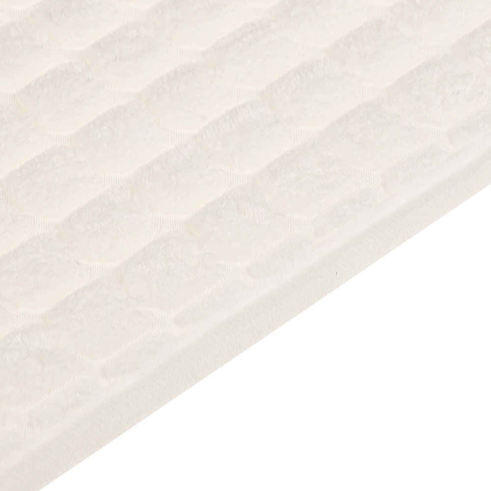 Набор ковриков для ванной  тм VETTA Corn, сетка кукурузная 270г/м², губка, 60х40см+80х50см, молочный - #4