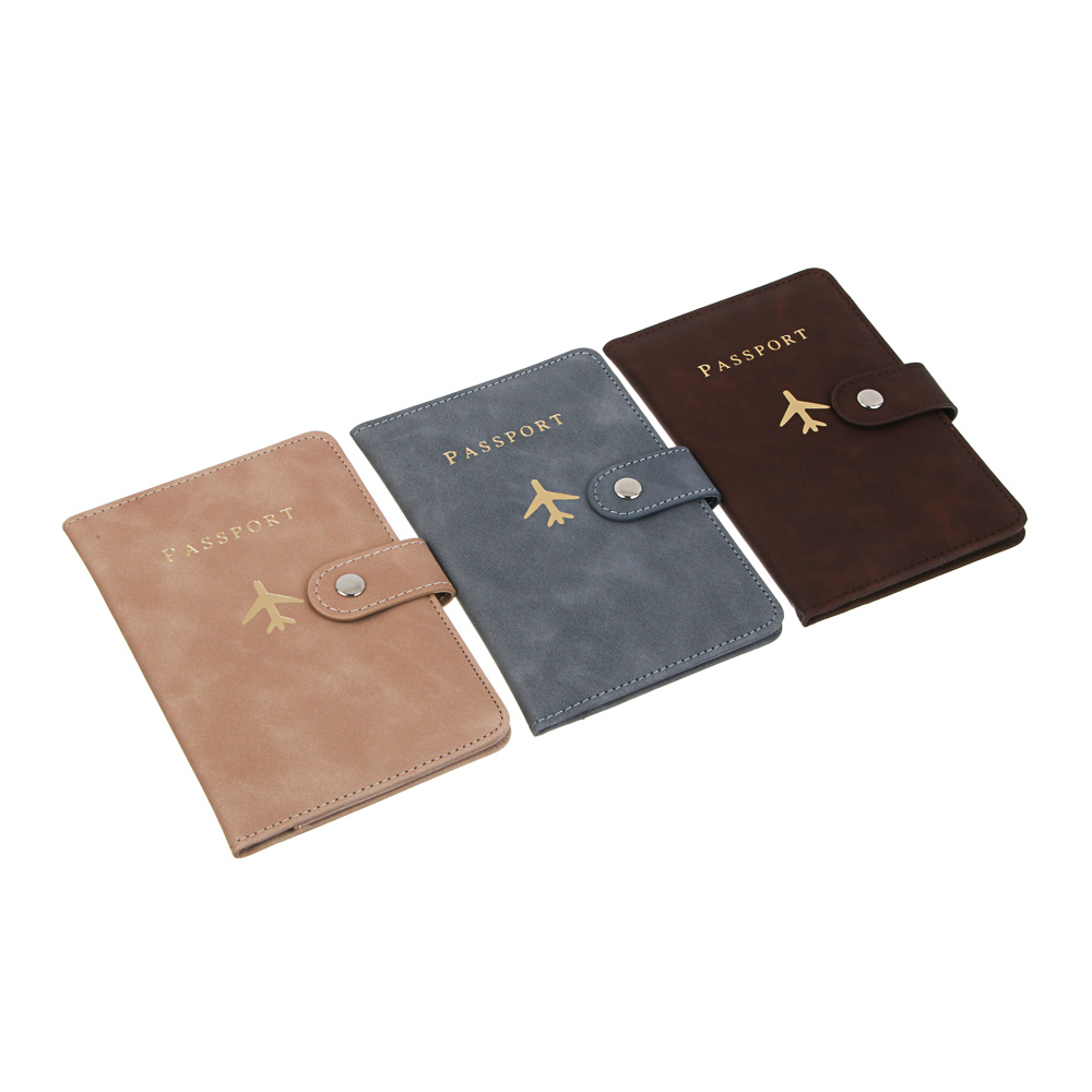 Обложка для документов тм ЮL Астерикс многофункциональная на кнопке, ПУ, 15х11см, 3 цвета, арт.1 - #1