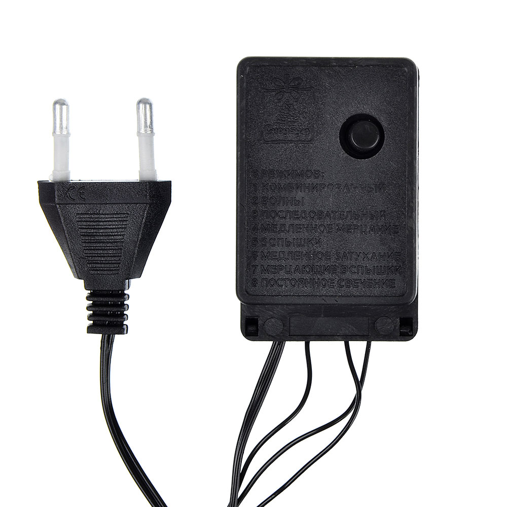 Гирлянда светодиодная Вьюн СНОУ БУМ 14 м, 300 LED, мультицвет, 8 режимов, ПВХ провод, 220В - #3