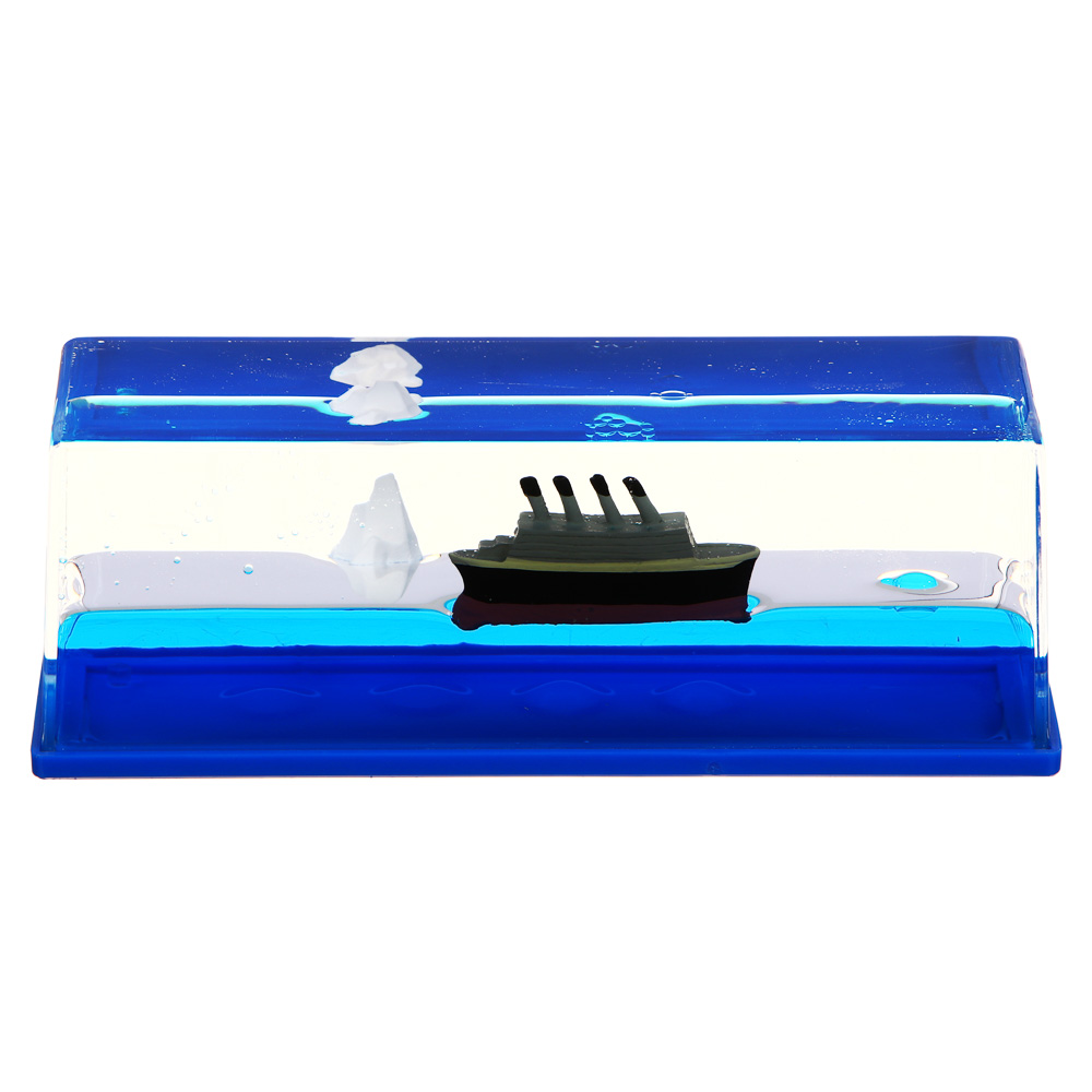 NG Игрушка декоративная, корабль с айсбергом, акрил, 14,6x5,2x5,4 см - #2