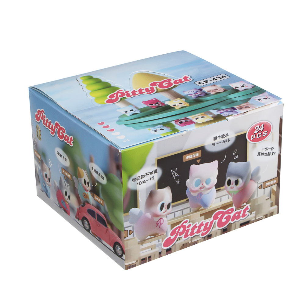 Игрушка фигурка "Модный кот", 5х5х3,5см, полистоун, микс - #12