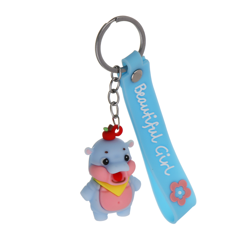 Игрушка брелок "Бегемотики", 6,5х6,5х9см полипропилен, микс - #7