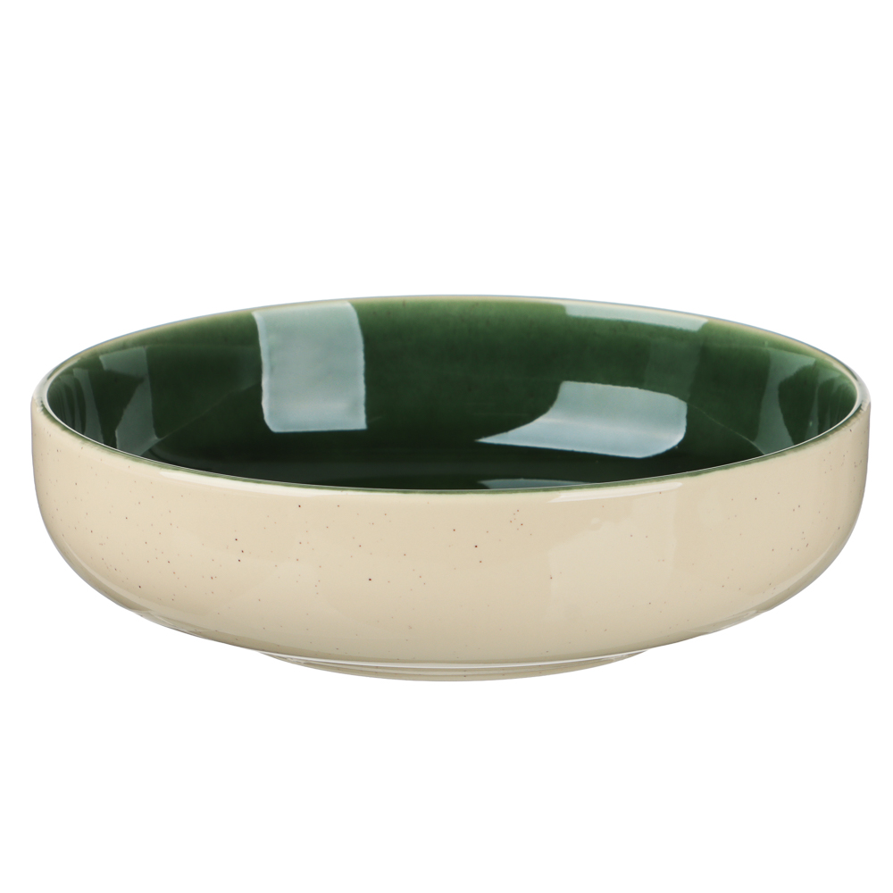 Салатник 17х4,8см, 620мл, тм MILLIMI Верде, керамика - #1