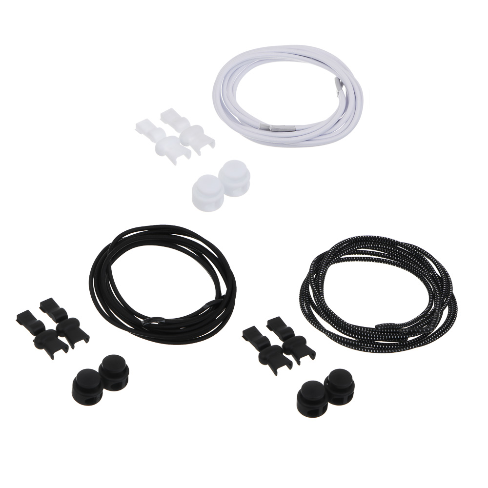 Шнурки для обуви тм STREETWISE, эластичные, с фиксатором на пружине, 1 пара, 100см - #1