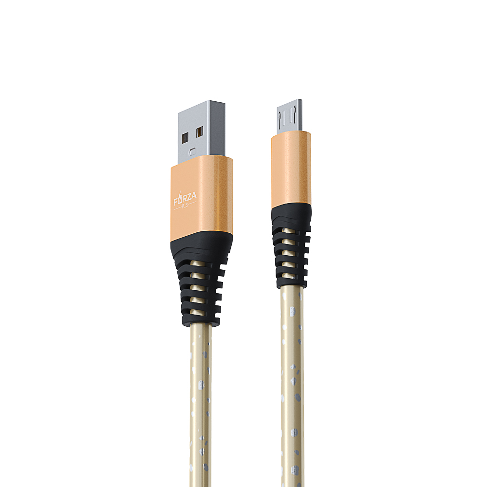 FORZA Кабель для зарядки Звёздное небо Micro USB, 1м, 2А, 4 цвета, пакет - #11