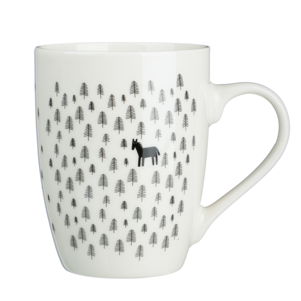 MILLIMI Ассорти Кружка, 340мл, 3 дизайна, фарфор - #2