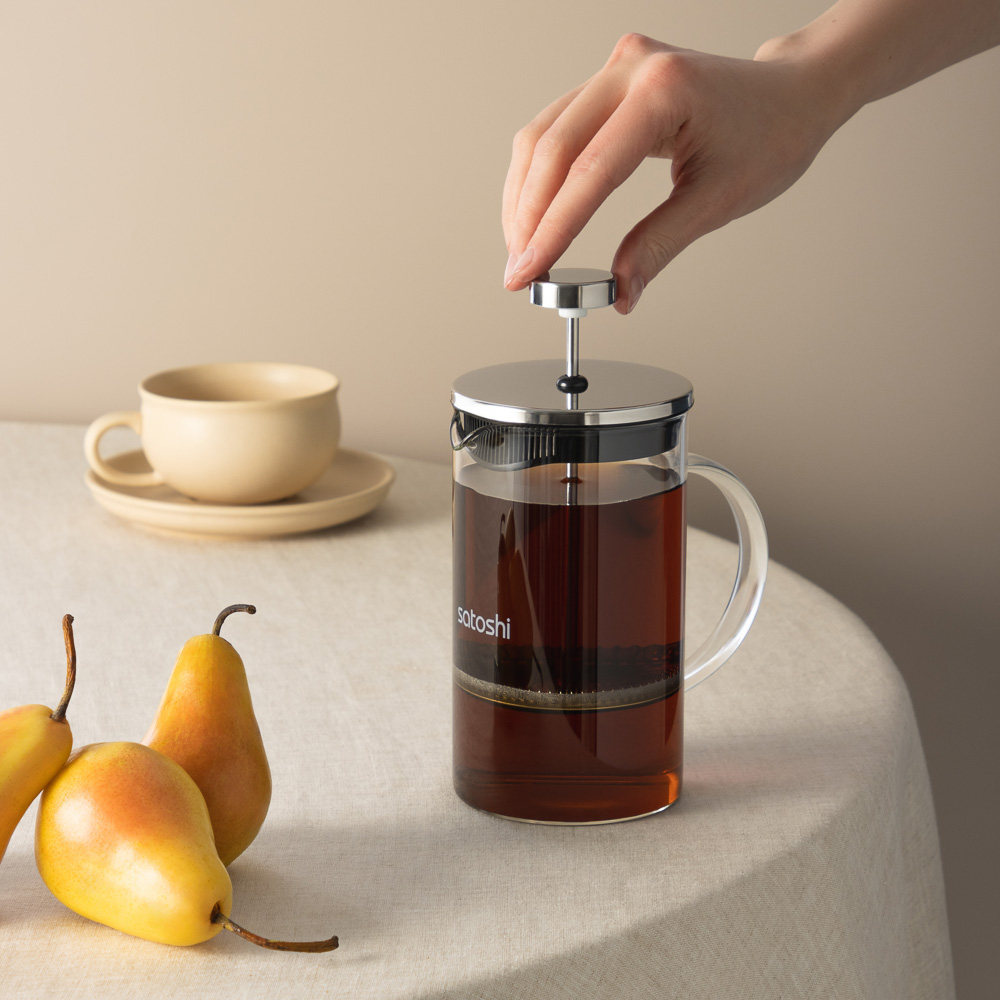 SATOSHI Тэмму Френч-пресс 600мл, жаропрочное стекло - #10