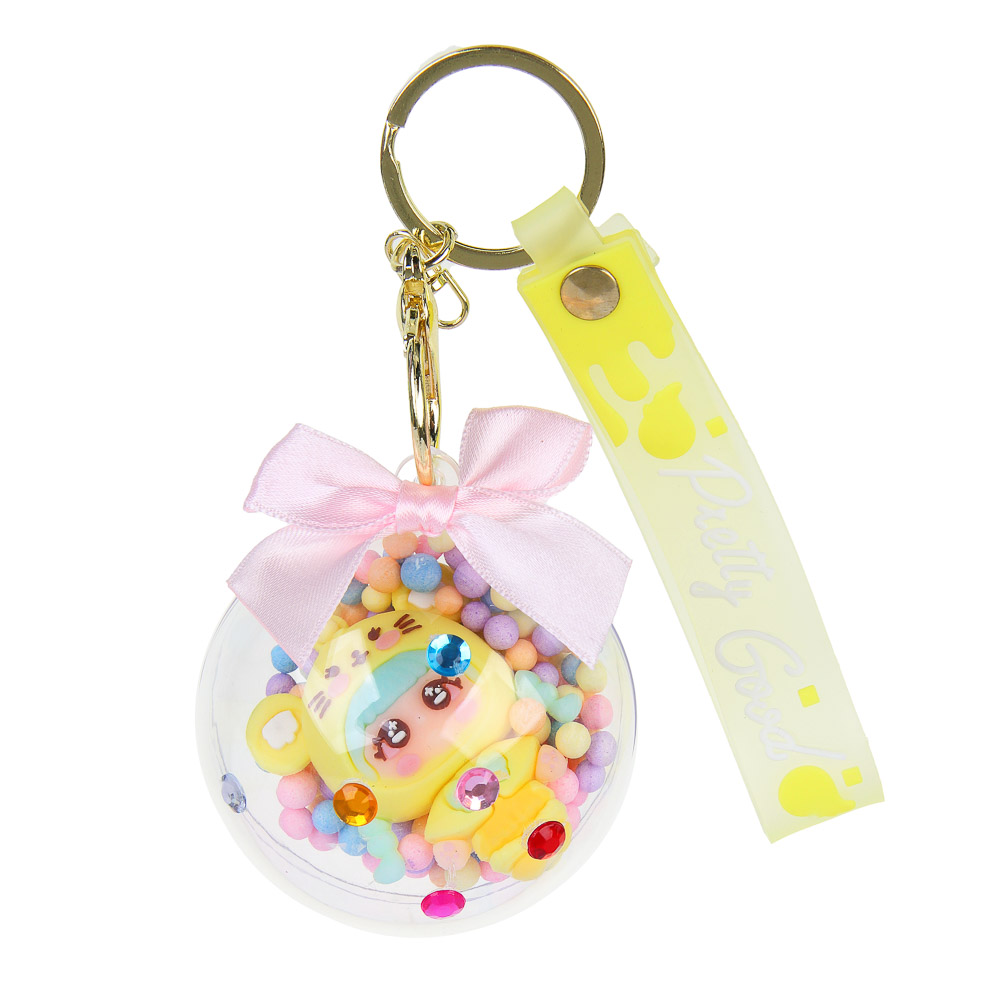 ХОББИХИТ Набор для творчества "Шарик с куколкой" с браслетом, 8,5х7х8см, 6 дизайнов - #7