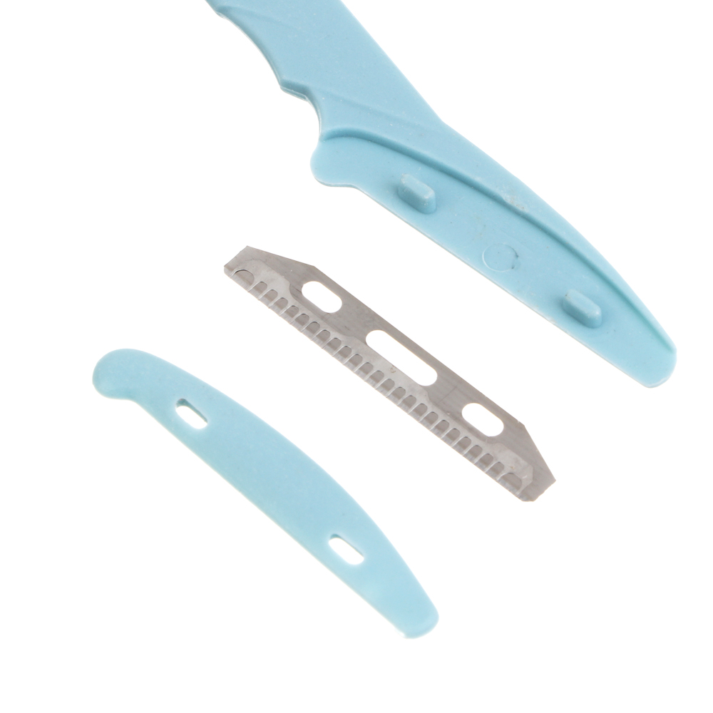 Бритва для бровей 3 шт тм ЮНИLOOK, пластик, металл, 14см, разноцветные - #7