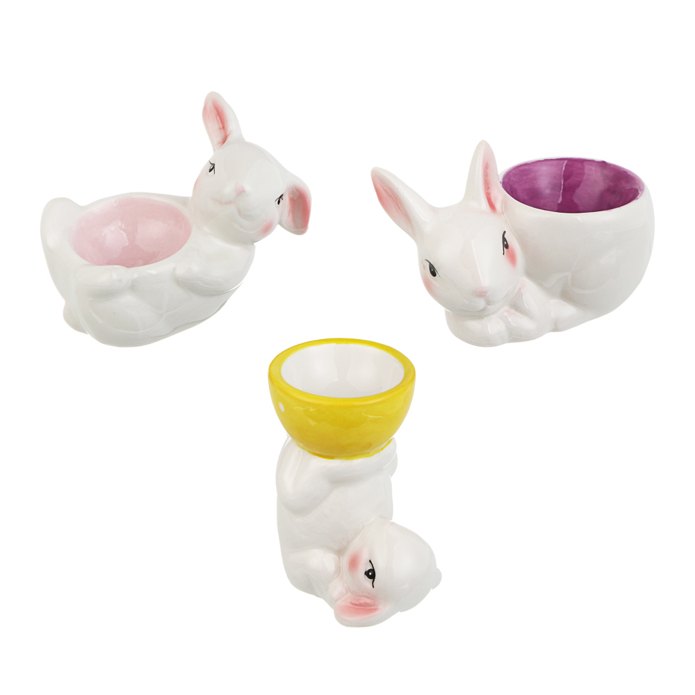 Подставка для яйца тм LADECOR 9x5,5x6 см, 3 вида - #1