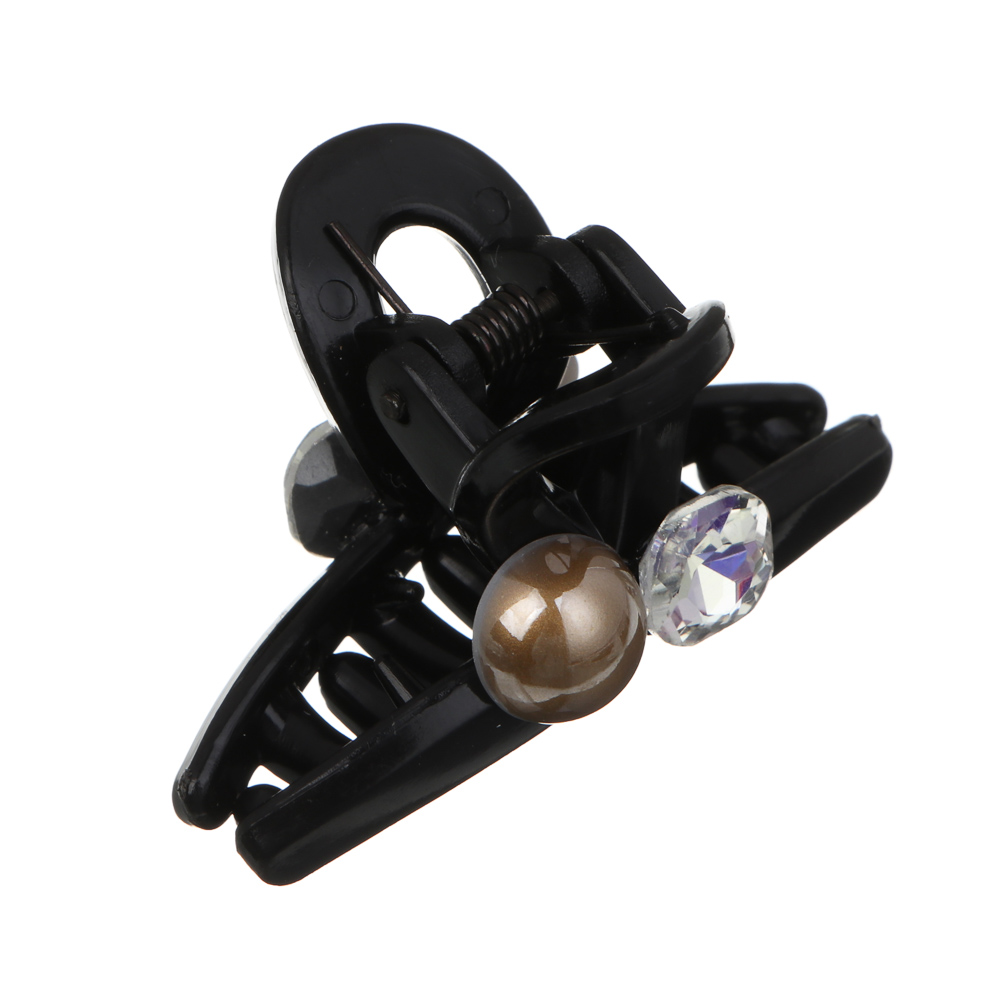 Краб для волос, тм ЮНИLOOK, 4,5см, пластик, 3 дизайна, #12 - #4