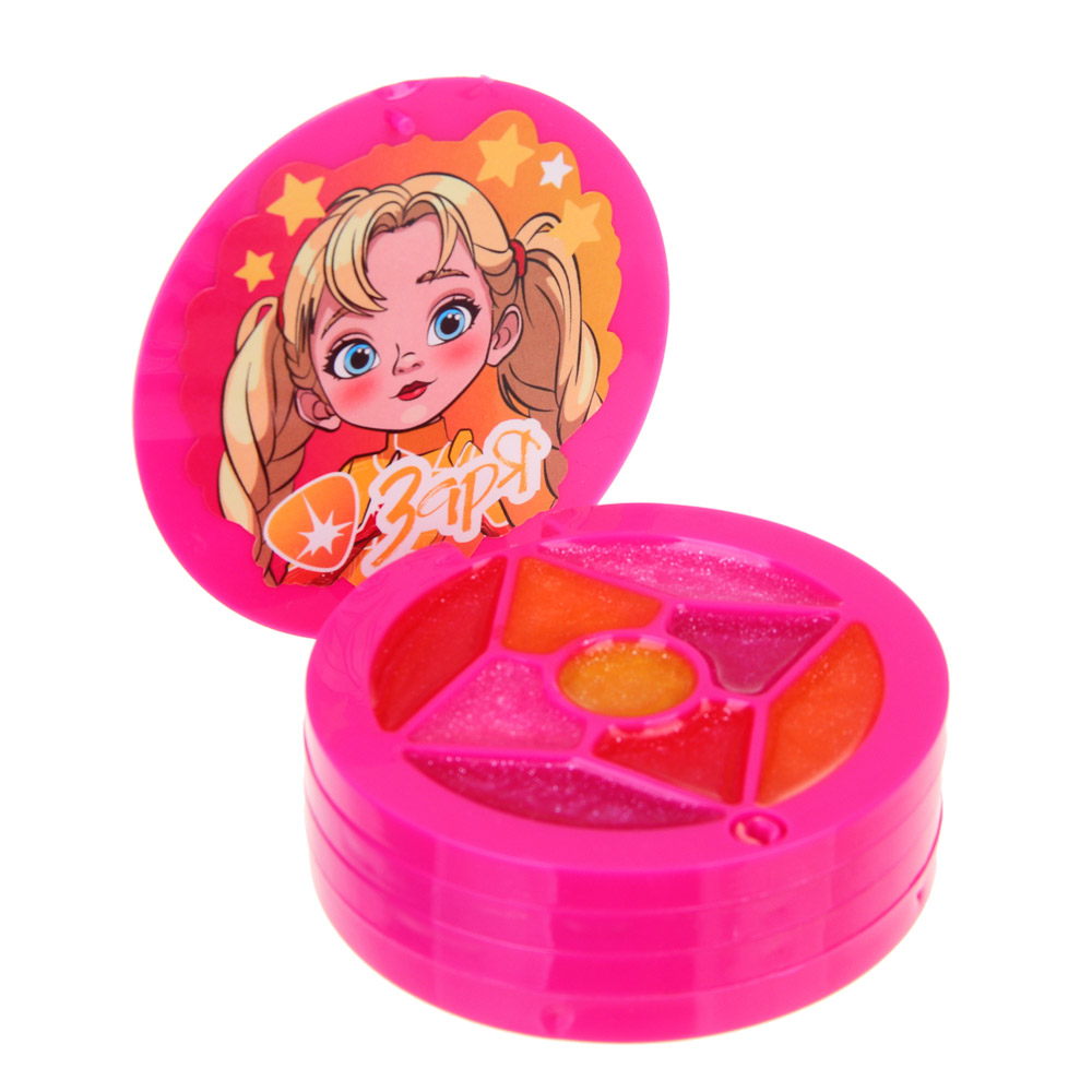 BY Русские Супергерои Набор детской косметики: тени, блески для губ, аппликатор, зеркало, #77020 - #6