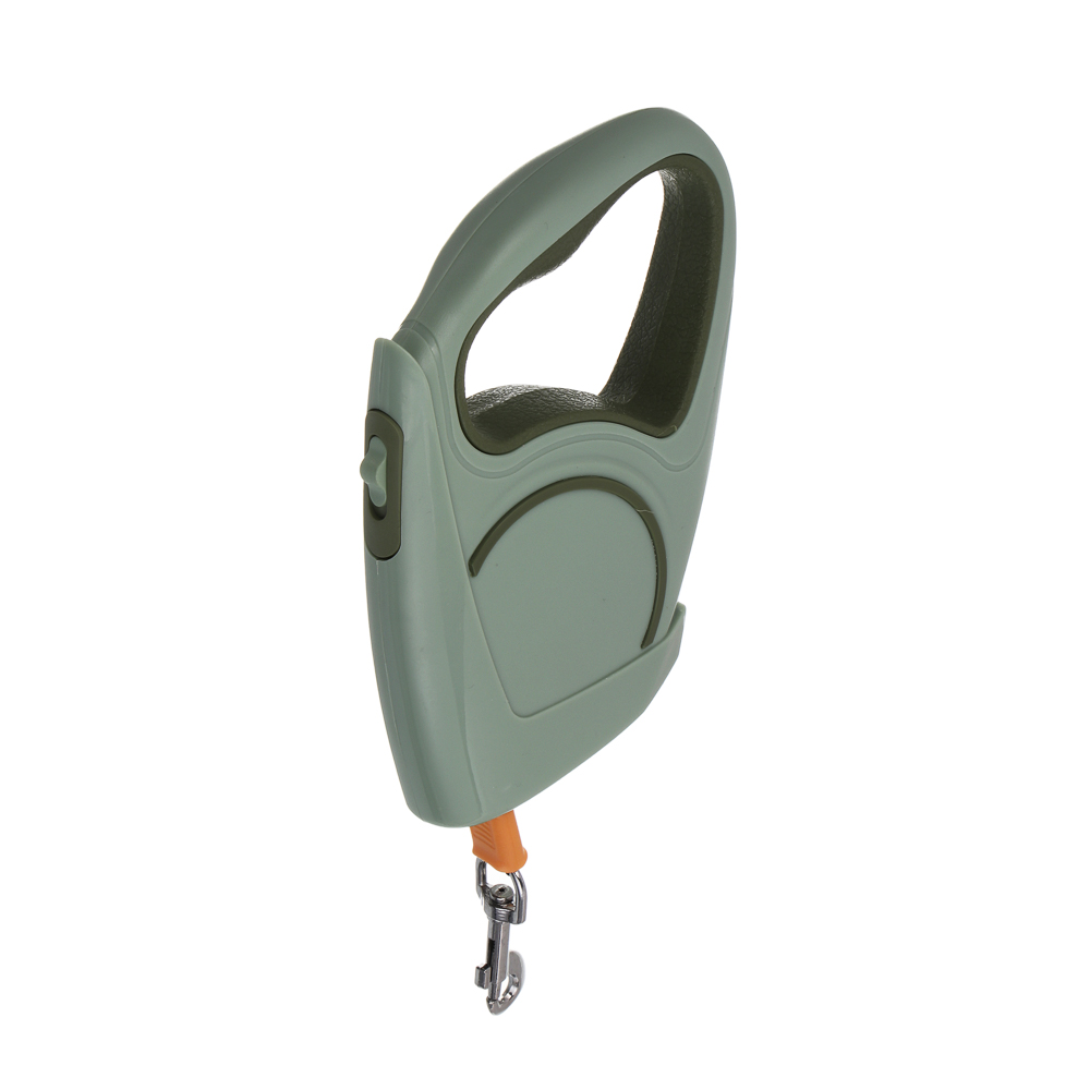 Рулетка для животных тм VETTA, пластик, нейлон, хаки, 3м - #1