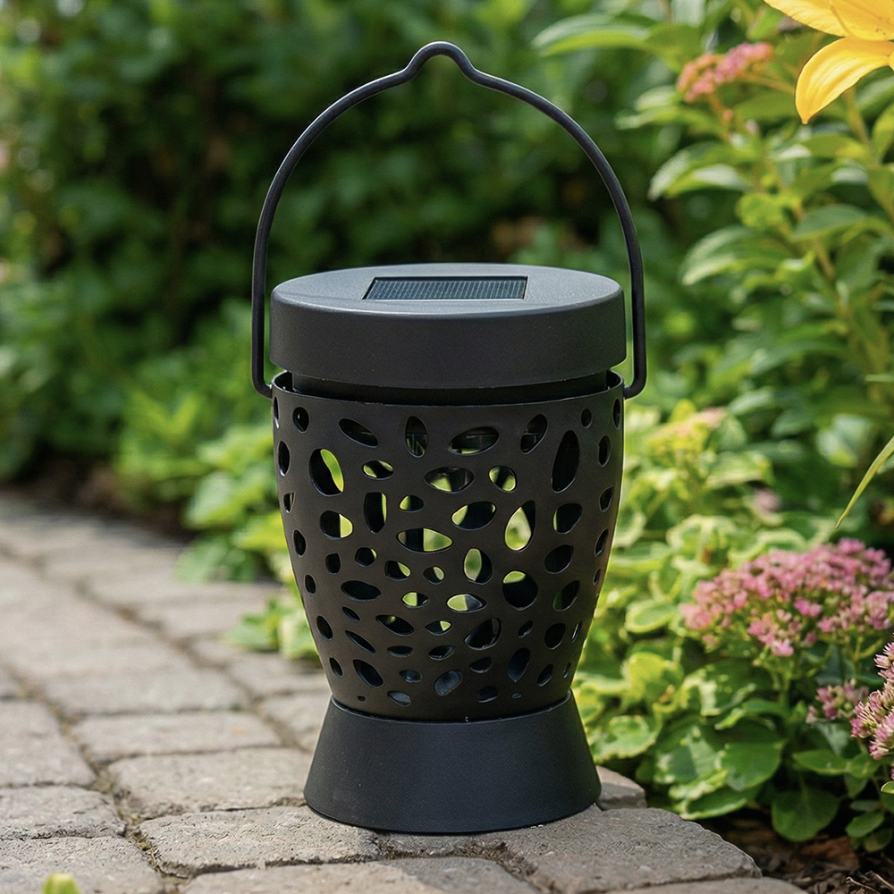 INBLOOM Фонарь на солн.батарее 6.5х10см, 1LED, шампань, 1x1.2V/300mAh AAA, ABS, IP44 - #7