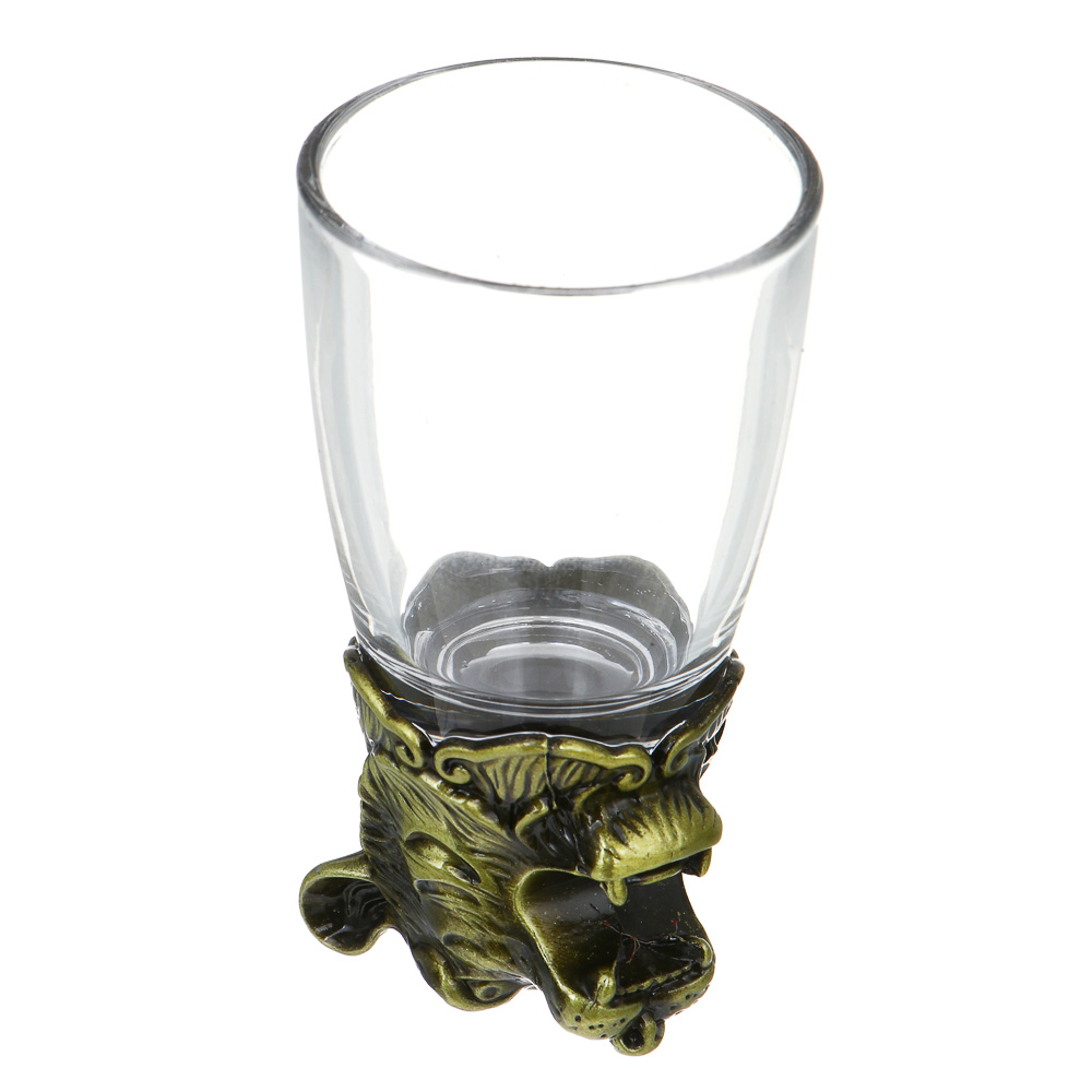 Набор стопок стеклянных Знаки зодиака 12пр, бронза - #5