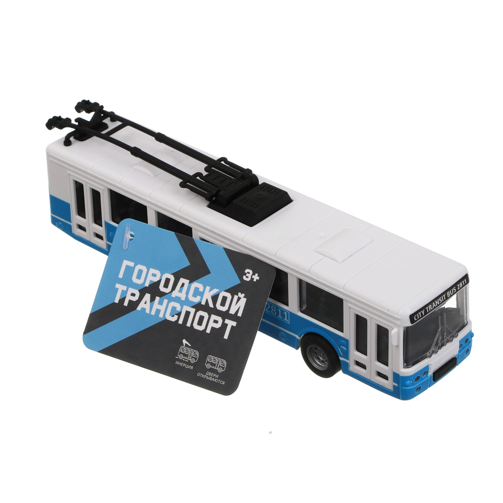 ИГРОЛЕНД Городской транспорт инерционный, РР, 3,5х4х16 см, 2 дизайна - #3