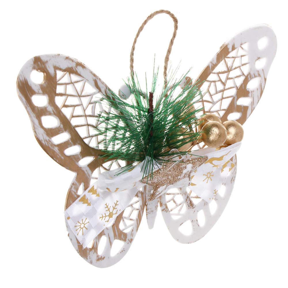 СНОУ БУМ Бабочка, 12x15 см, пластик, 26-634 - #2