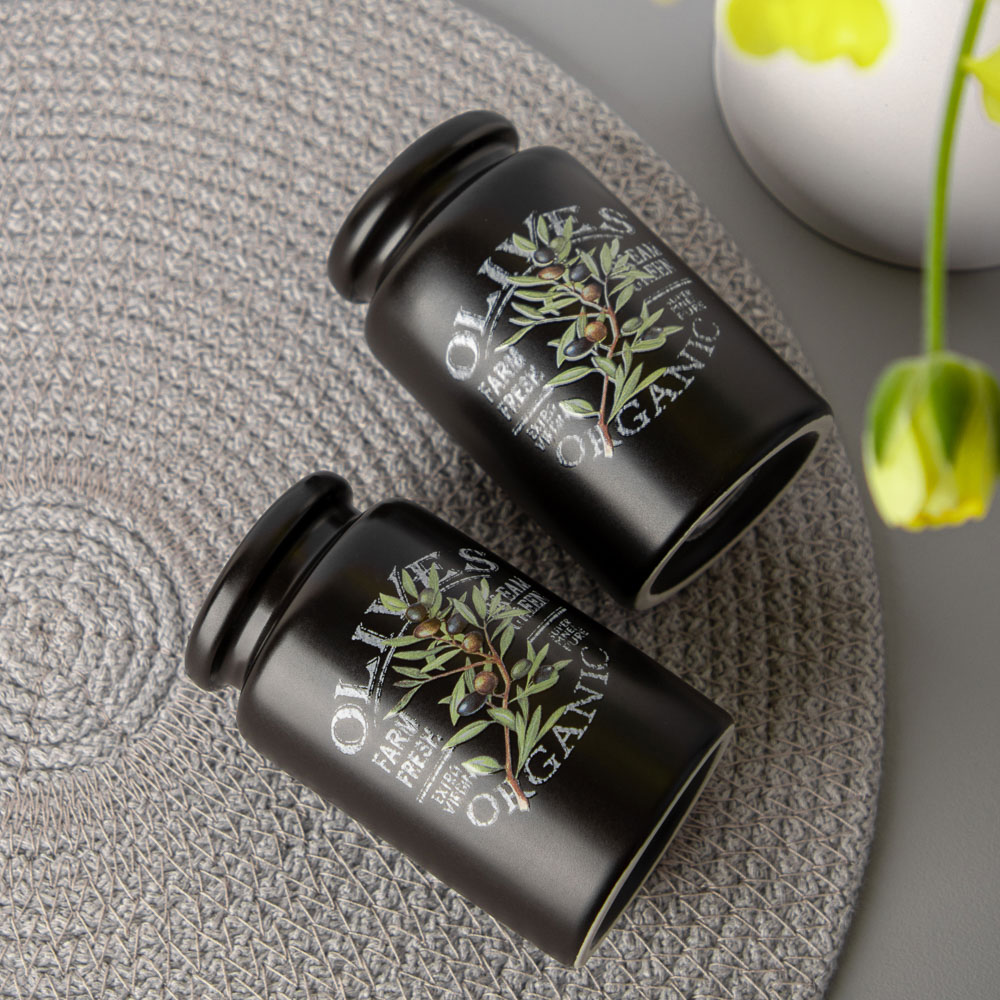 MILLIMI Олива Набор для соли и перца, 5х8см, керамика - #8