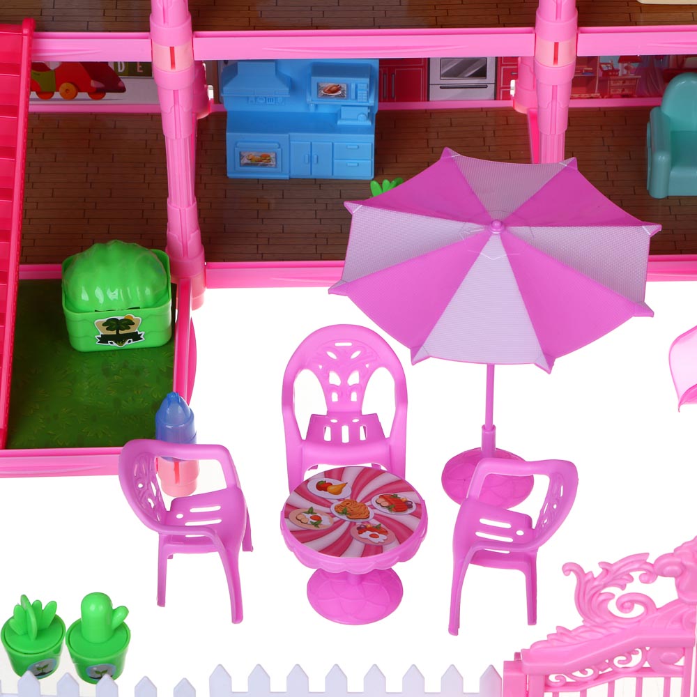 ИГРОЛЕНД Дом для куклы с акс., питомцами и  куклой, ABS, PP, - #11