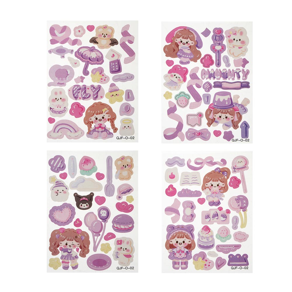 Набор для творчества "Брелок с наклейками", 11,9х9,2х3,6см, акрил, PET, 5 дизайнов - #7