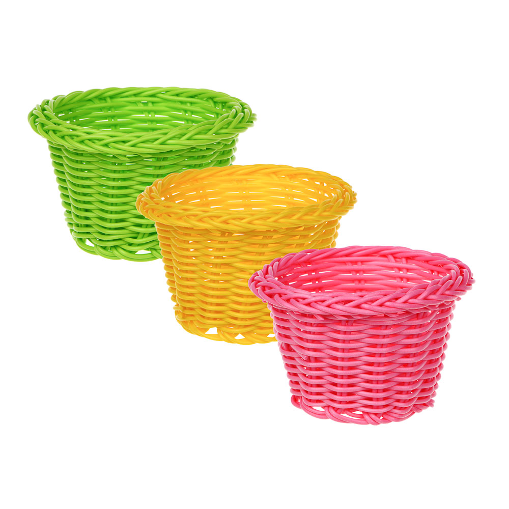 INBLOOM Кашпо-корзинка плетеная 9.5х9.5х6см, ПП - #5