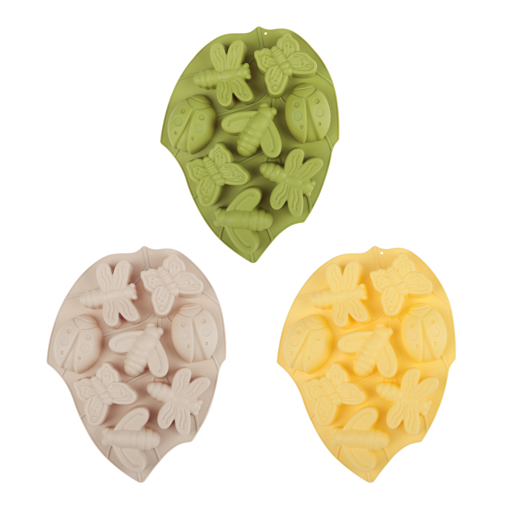 VETTA Форма силиконовая 8 ячеек, 28х21х3см, "Пчелка", 3 цвета - #1