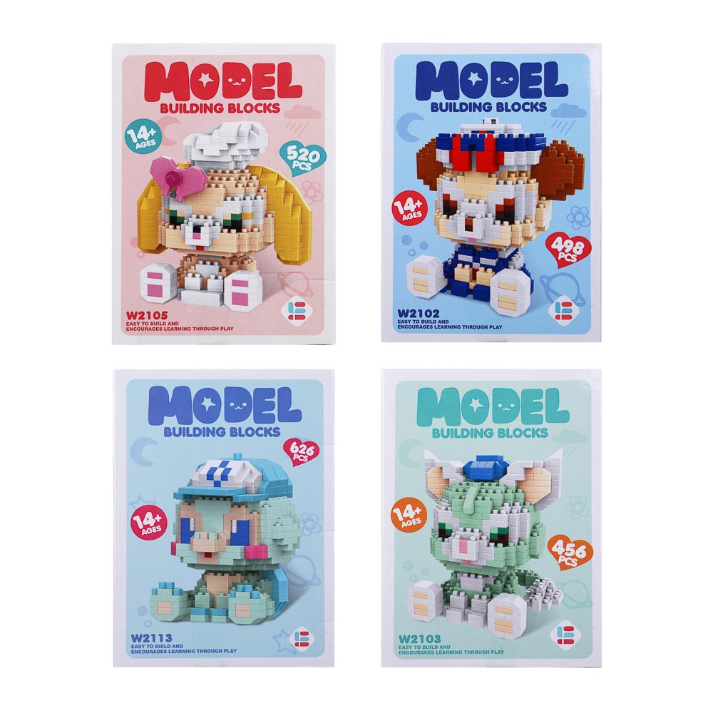 Конструктор мини 3D "Зверята", ABS, 11,5х4,5х16см, 4 вида - #3