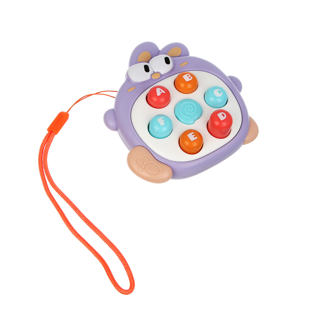 ИГРОЛЕНД Развивающая игрушка "Питомцы-кнопочки", ABS, 9,7х4х9,8см, 3 дизайна - #4