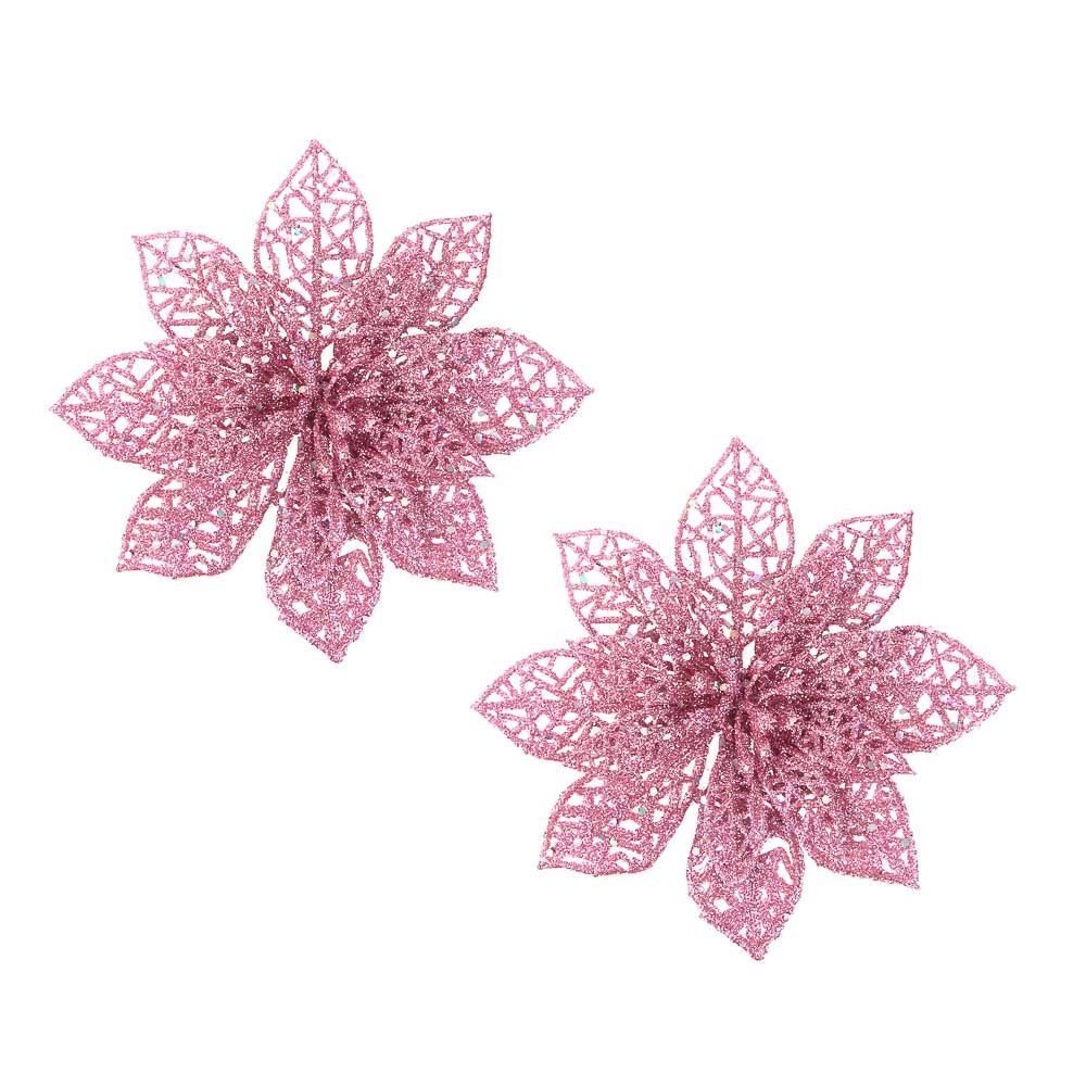 СНОУ БУМ Цветы на прищепке 13x13 см 2 шт - #1