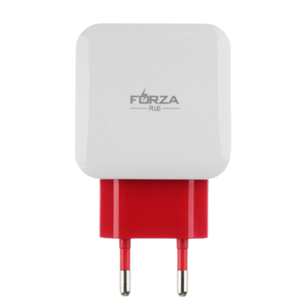 FORZA Сетевое зарядное устройство Акварель, 2xUSB, 2А, 5В, 3 цвета - #1