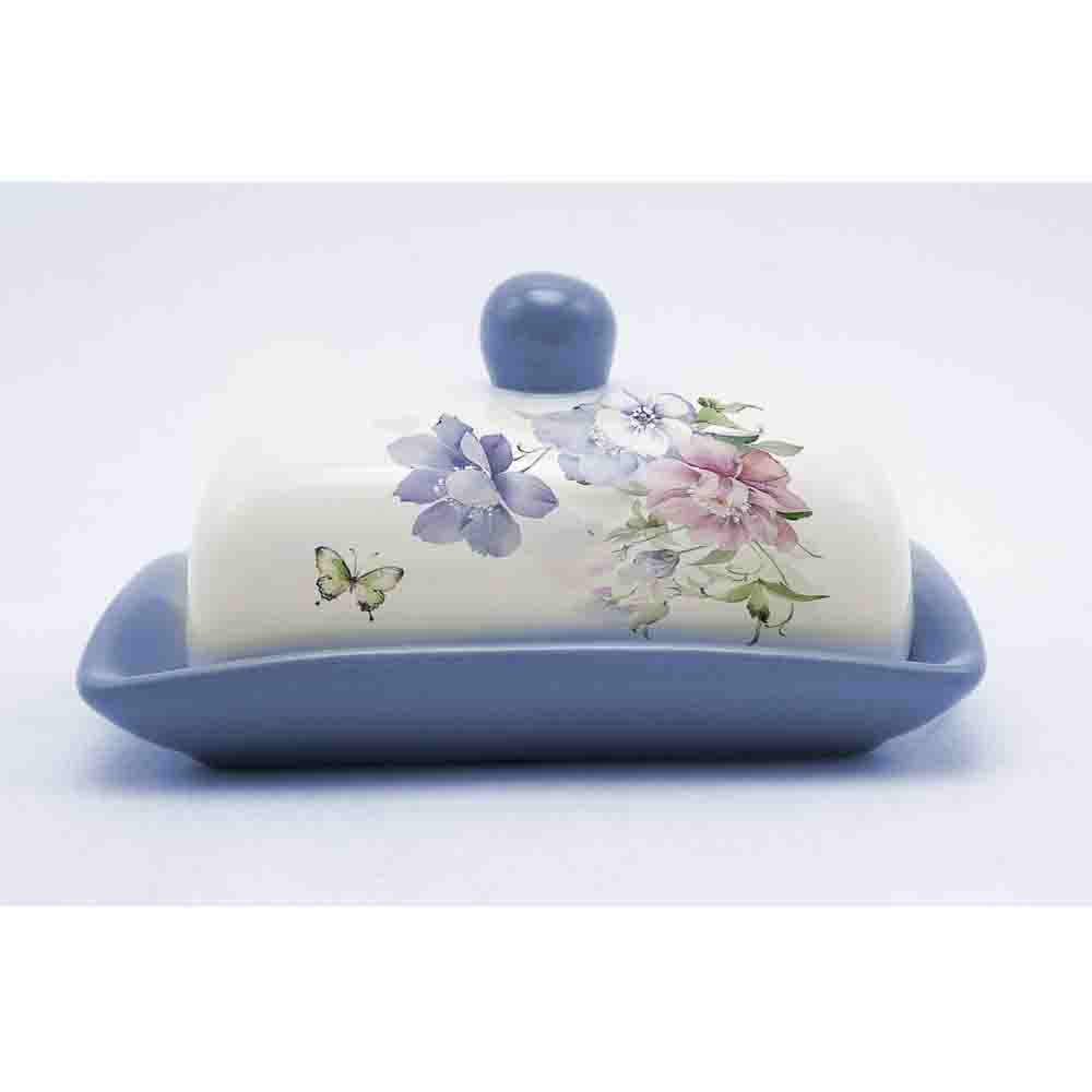 Масленка 17х12,5х8,3см, тм MILLIMI Гарден, керамика - #1