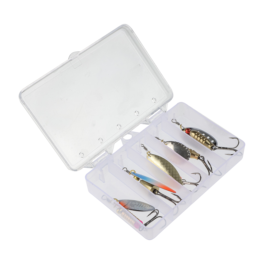 Набор блесен тм AZOR FISHING, 5шт., в пластиковой коробке, 3-7 грамм - #2