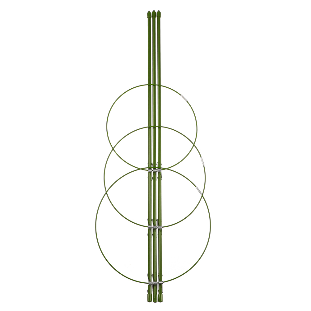 Опора для растений Inbloom, 3 кольца, d=14,16,18 см, h=45 см купить с  выгодой в Галамарт