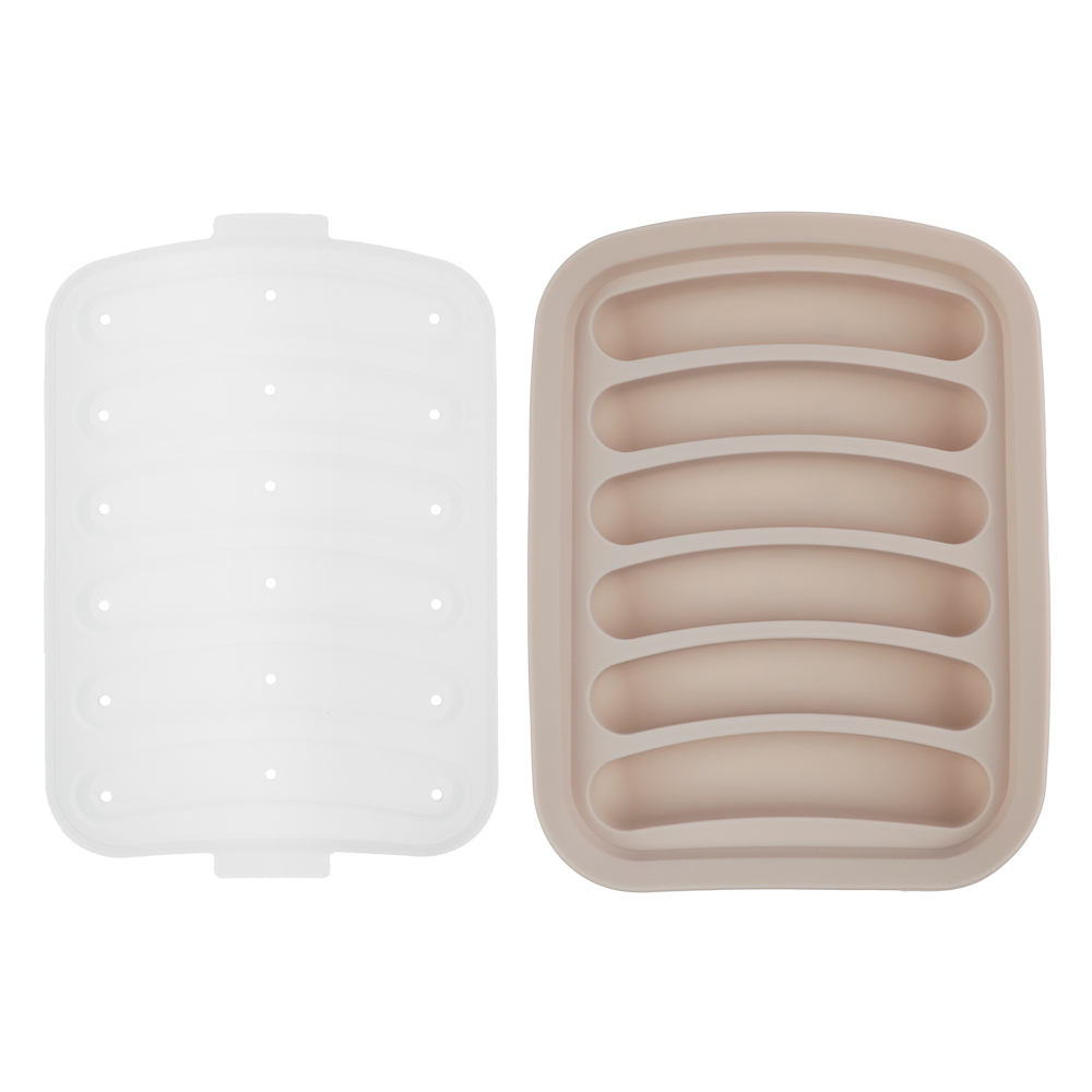 VETTA Форма для выпечки с крышкой 17х13см для сосисок, колбасок, кебабов, силикон - #4