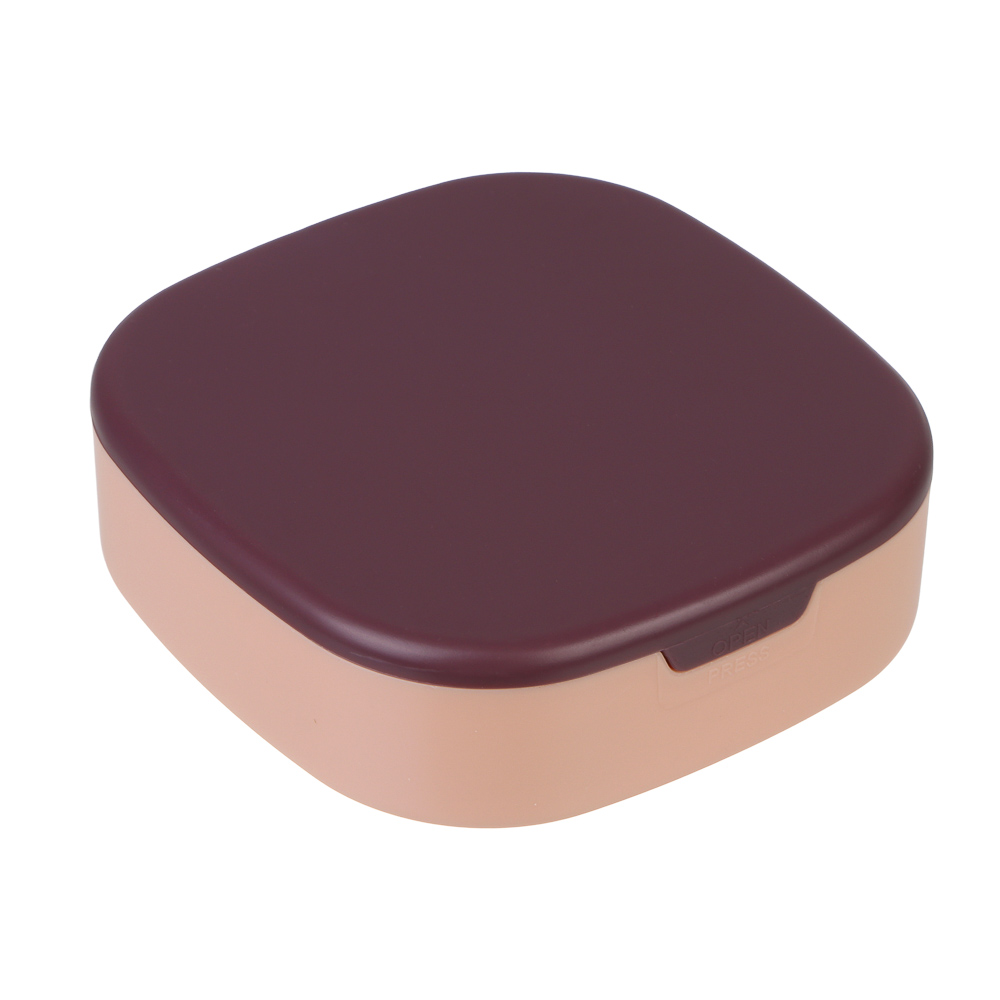 Шкатулка для украшений, 10x10x3 см, пластик, 2 цвета - #3