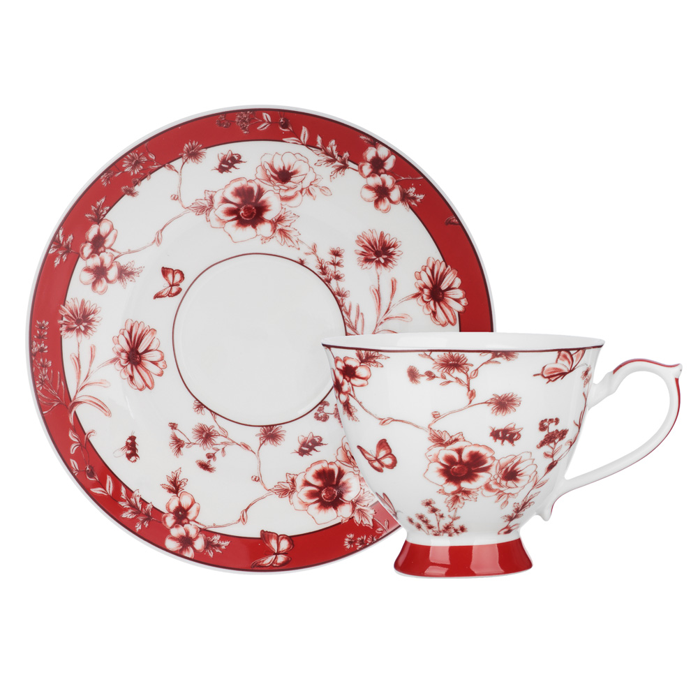 Набор чайный 4 пр., 220мл, MILLIMI, Дуэт, фарфор - #5