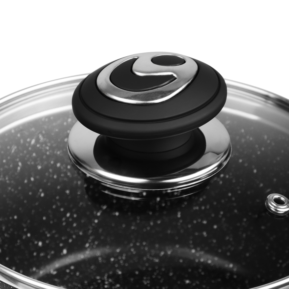 SATOSHI Танто Наб.пос.10пр, ковш+крышка 1,3л, кастр.+крышки 2,3;3,8;5,7л, сковороды 24,28см, индукц. - #10