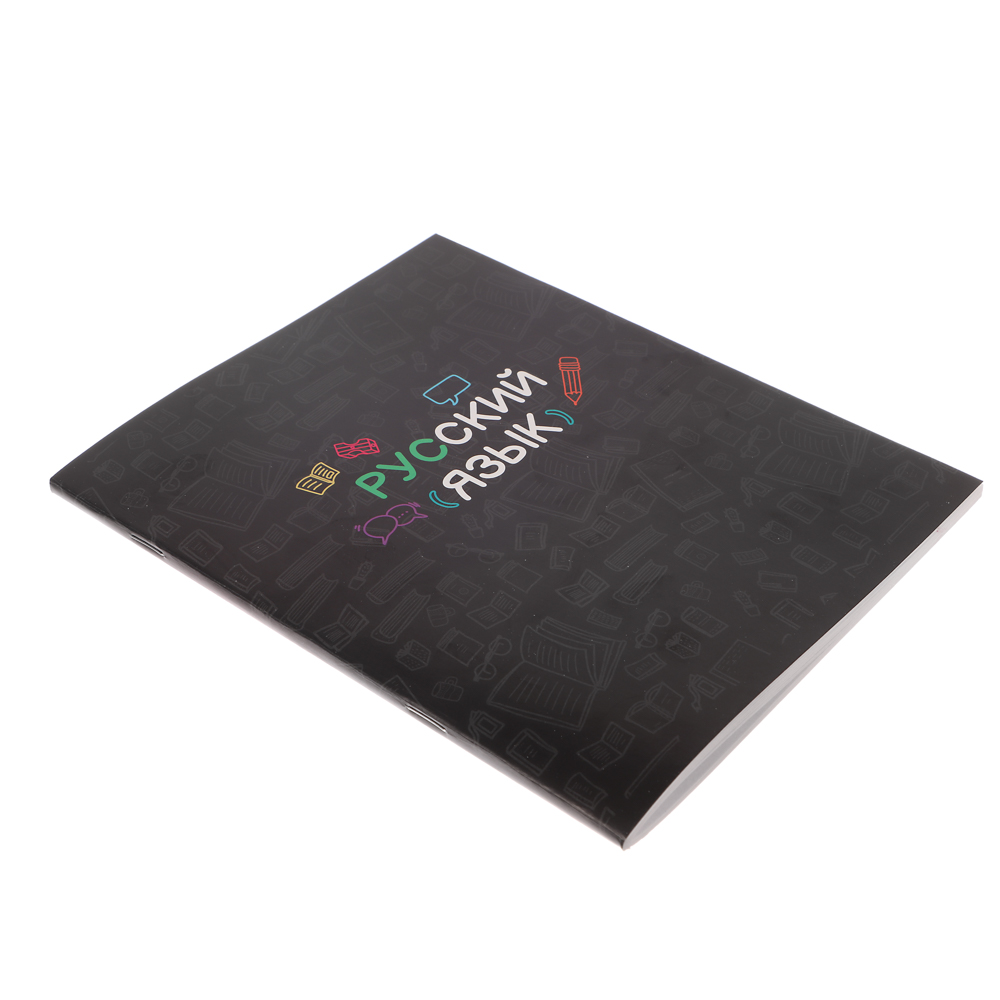 ClipStudio Тетрадь 48л. "Предметная", БЕЛЫЕ ЛИСТЫ, обл.картон, скрепка, 7 видов, справ.мат-л - #2