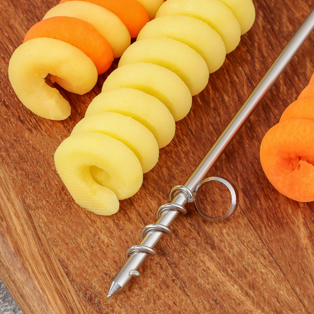 SATOSHI Нож для фигурной нарезки картофеля 21х10см, нерж.сталь - #8