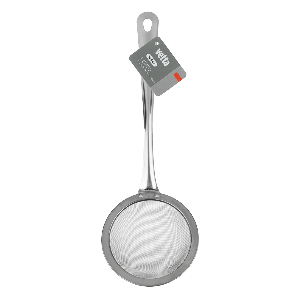 Сито с длинной ручкой VETTA 10,5см, нерж.сталь - #6