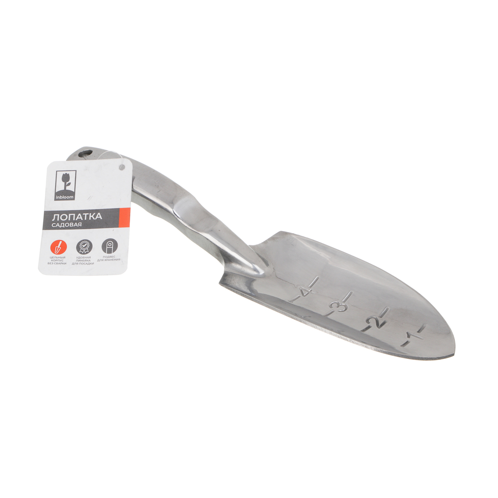 INBLOOM PROF+ Лопатка садовая, 26.5х6см, алюминий - #4
