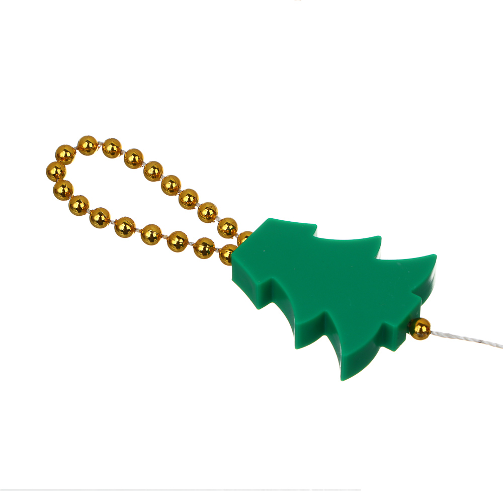 СНОУ БУМ Игрушка новогодняя "Музыкальный Санта", двигается по веревке, 10х24см, ABS, полиэстер, 3хАА - #4