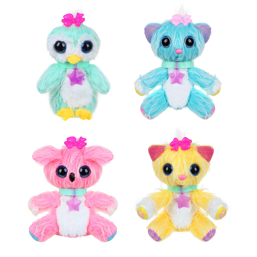 ИГРОЛЕНД Игрушка-сюрприз "Пушистое чудо", 5пр.,текстиль, пластик, 24х20см, 3 дизайна - #2