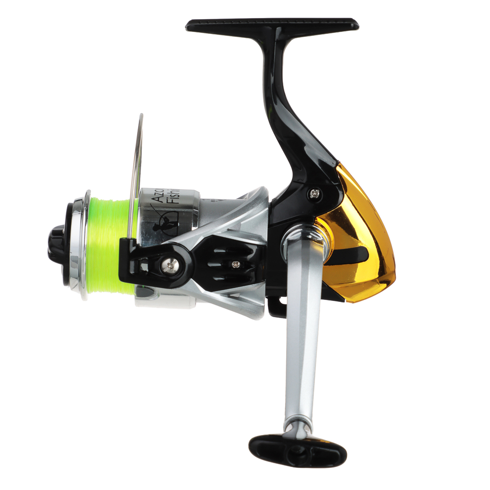 Катушка с передним фрикционом "Фаэр Бэл" FB-2000 тм AZOR FISHING, 1п.п, с леской - #3